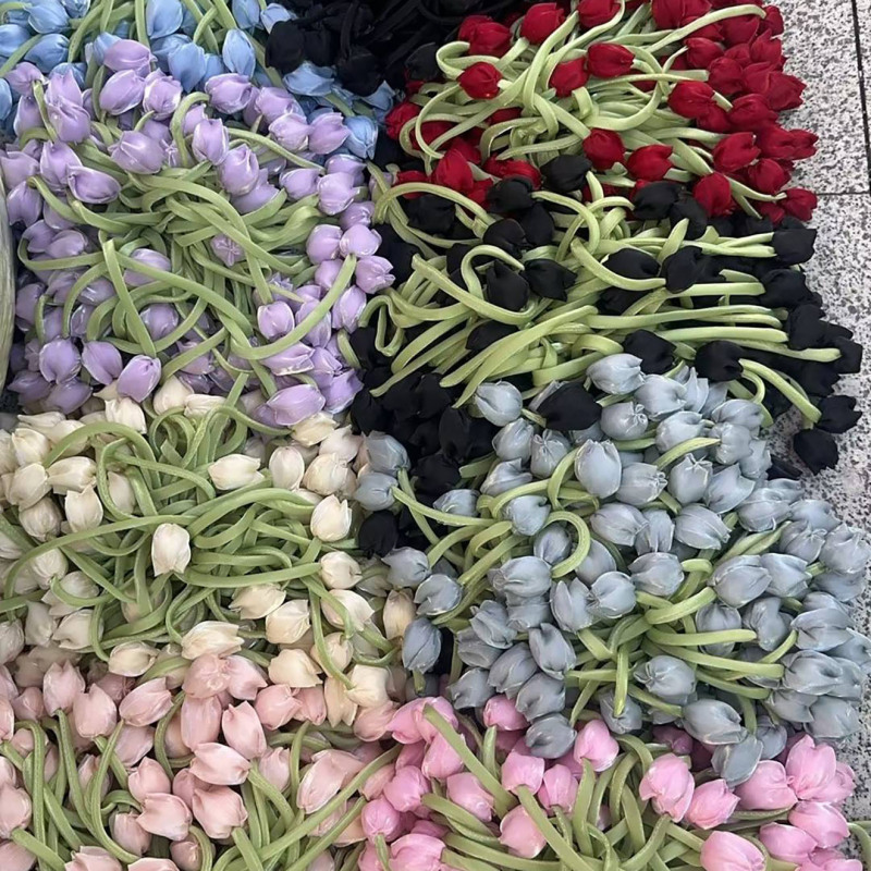 韩系花苞郁金香花朵饰品配件窗帘装饰diy母亲节花朵蛋糕饰品辅料|undefined