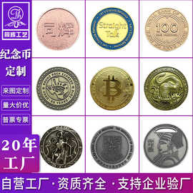 金属纪念币定制十二生肖浮雕硬币订做旅游景区礼品周年纪念章定做