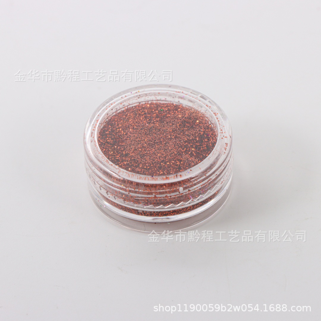 Fábrica al por mayor de caucho de goteo de pegamento polvo de cebolla dorada sequinilla hecha a mano DIY joyería de manicura 3 g / botella material de decoración de polvo flash image 24