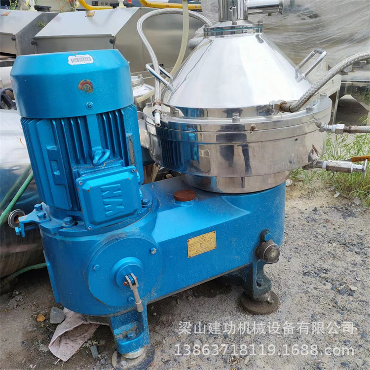 二手酵母菌碟片分离机 全自动果汁奶油啤酒离心机 蝶式奶油分离机