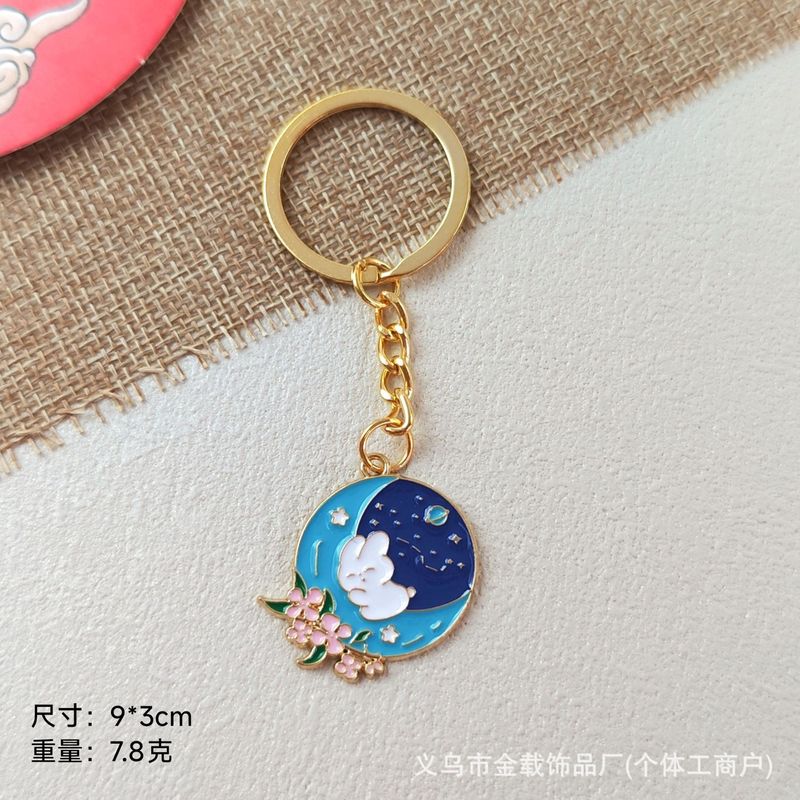 中秋節キーホルダーペンダント翡翠ウサギ月餅祝福バッグペンダントギフト親友ギフトホリデーギフト|undefined
