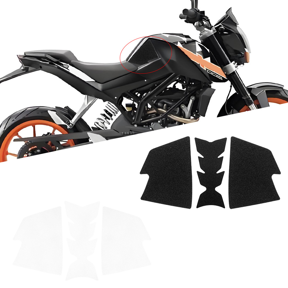 Aplicable para el tanque de combustible de Ducati KTM DUKE 125 200 390 Anti-Deslizante Adhesivo esmerilado Adhesivo anti-rascaraduras