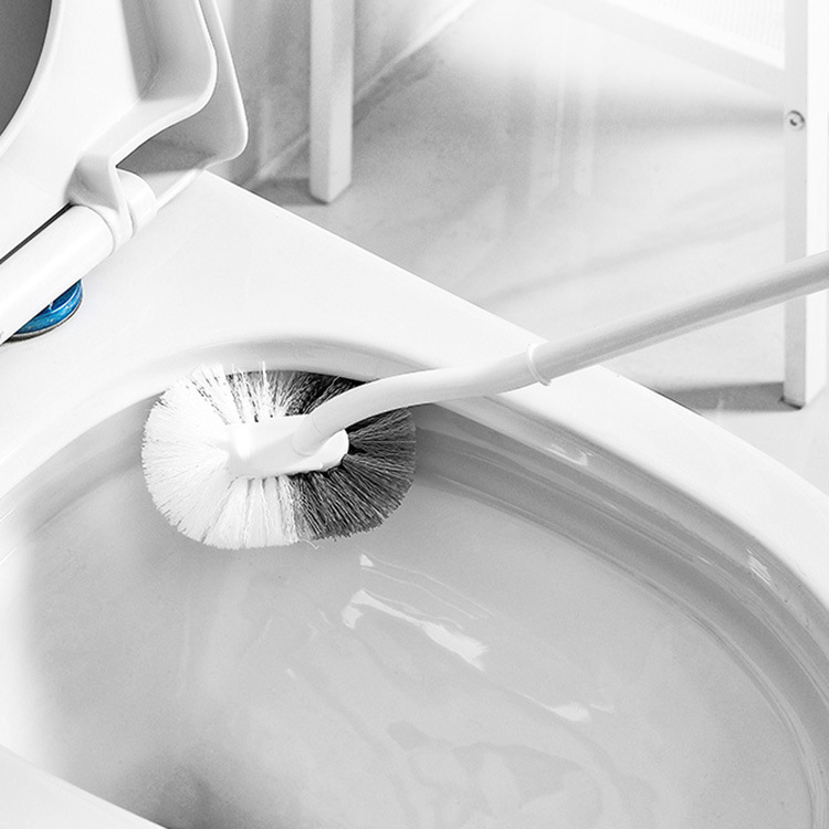 トイレブラシ クリーニングブラシ トイレブラシ プラスチック卸売 和風 S字エルボ 浴室トイレ壁掛け 死角なし|undefined