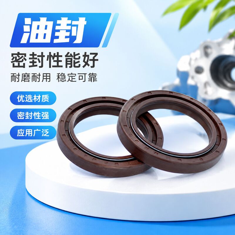 Fluororubber DC65x90x12 crankshaft oil seal, water seal, and sealing ring for washing machines, offering wear resistance and high-temperature resistance