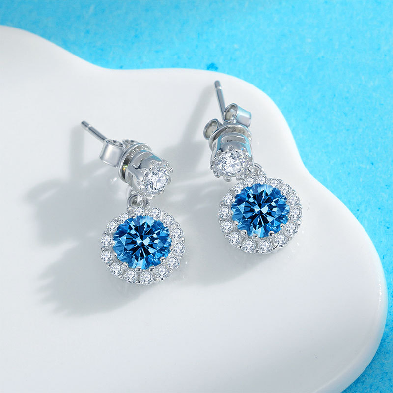 1+1캐럿 블루 모이사나이트