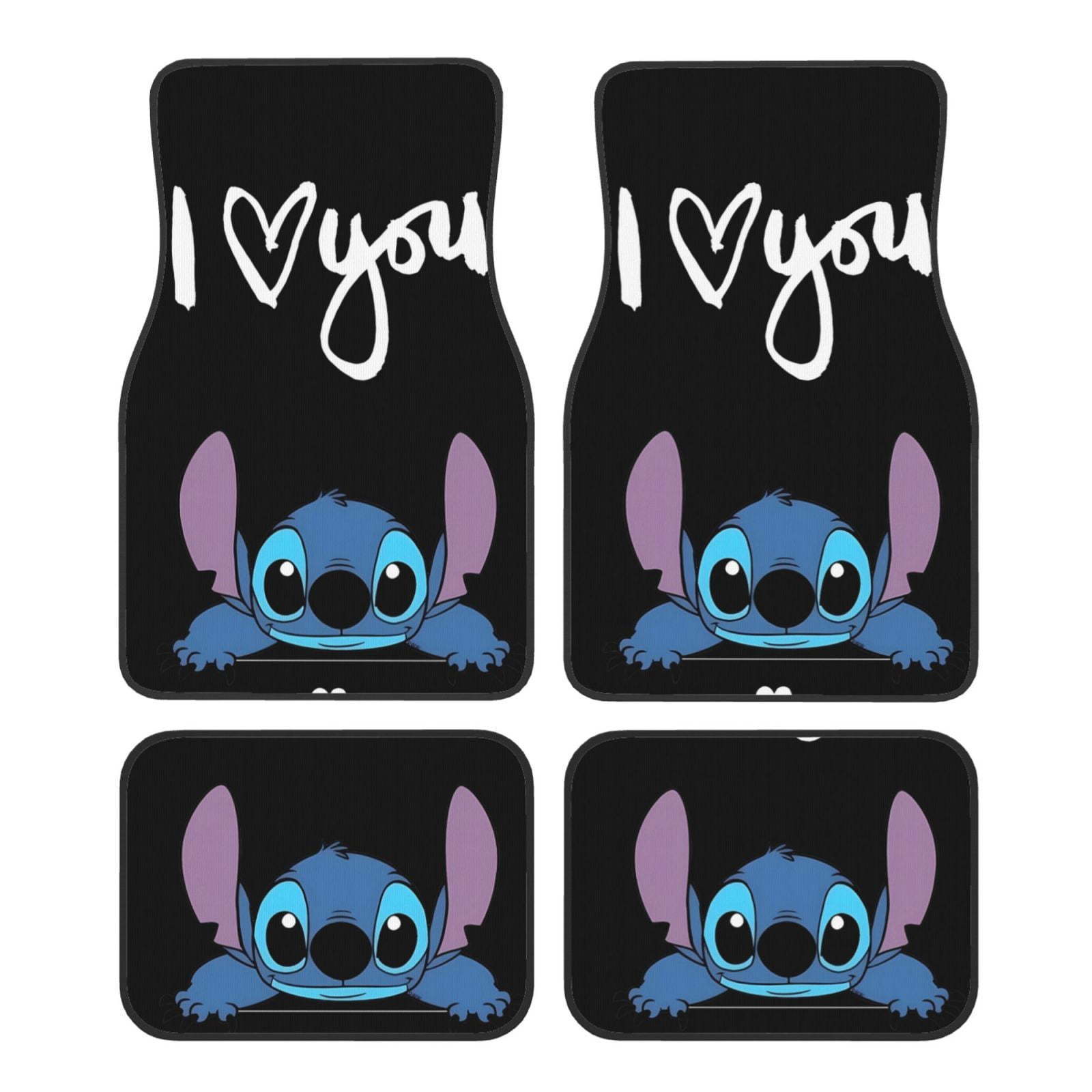 Temu Retro Nordic Style Car Floor Mats Carpet Four-Piece Set Stain-Resistant Floor Mats Cartoon Animation Car Stain-Resistant Floor Mats
