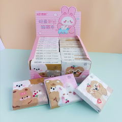 Fashion printed tissues, portable native wood pulp small package printed tissues, small bag for outdoor use, soft tissues