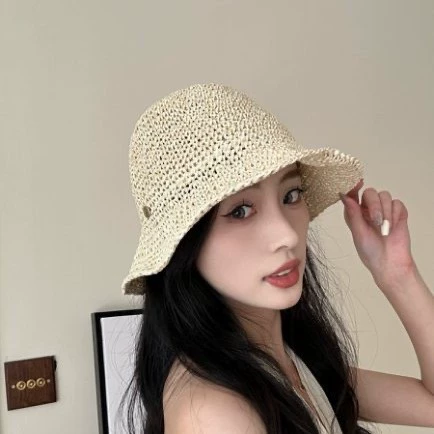 Colored summer atmospheric hat, high-quality style, sun protection