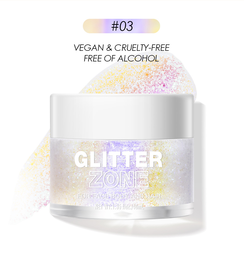 Langmanni 4-color Sparkling High-gloss Gel Liquid Eyeshadow, a multi-purpose iridesy gel for face and body undefined