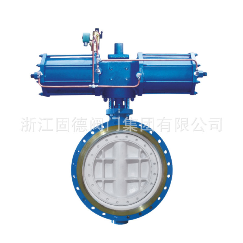不锈钢AW气动蝶阀 D673W-16P DN200中压阀自动自动阀密封