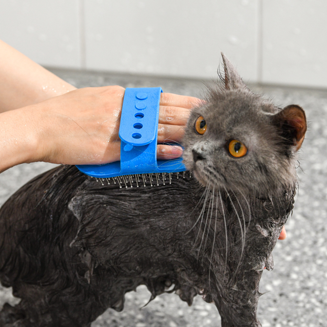 Depilador para perros, artefacto mágico para gatos, masaje para perros, placa de agarre para gatos   Dispositivo de adhesión de pelo, cepillo de baño y dispositivo de cocina de gato