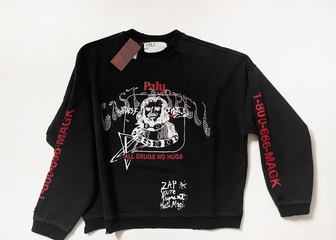 Trendiges Gewaschenes Oversized Sweatshirt Im Used-look Unisex_voghion.com