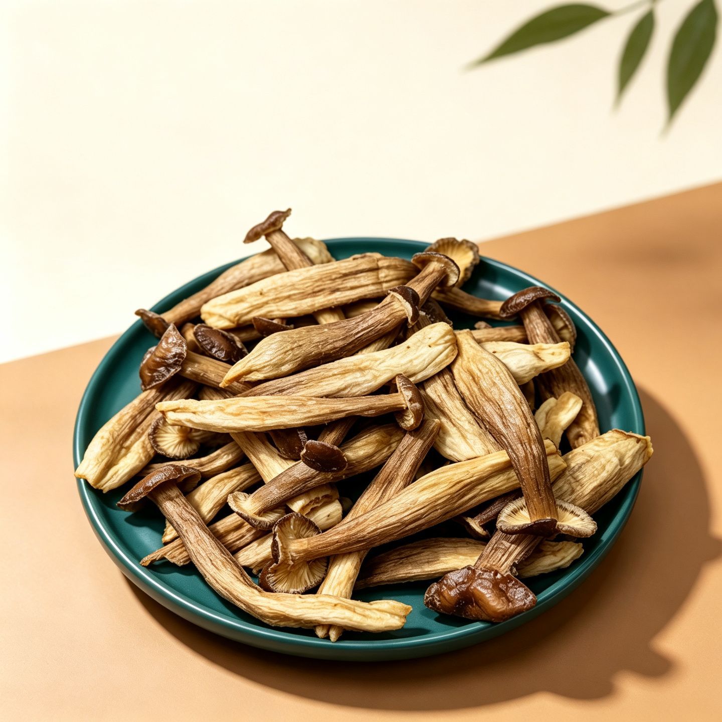 鹿茸菇脆片 脱水果蔬脆片休闲零食批发果蔬干鹿茸菇干1KG装