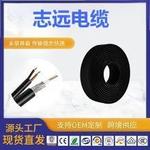 厂家直销RG59+2C视频电源一体线CCTV同轴电缆组合监控线包装出口