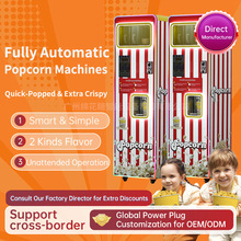 Coin Fully Automatic Popcorn Machine Smart Vending Equipment