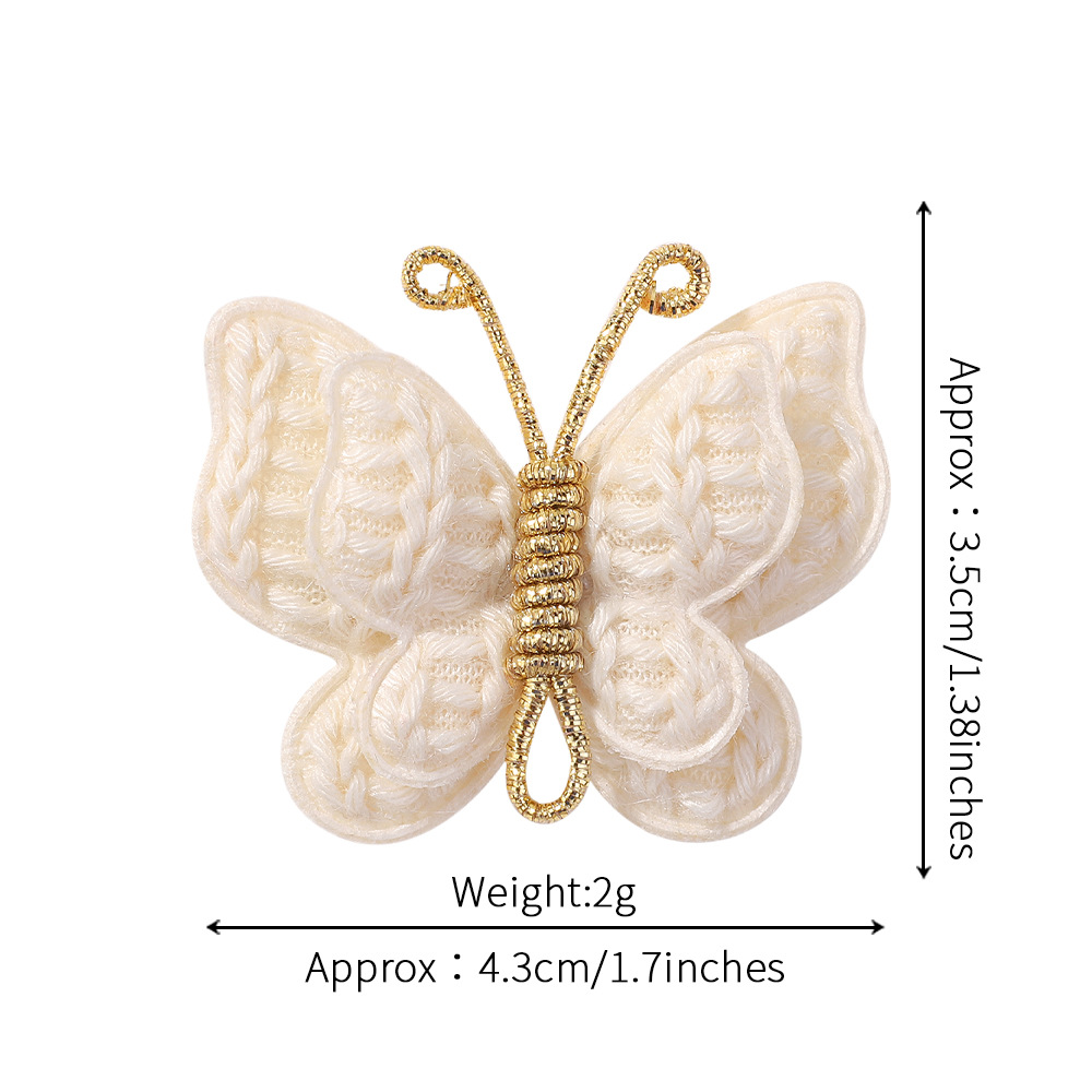 Women's Cute Butterfly Yarn Hair Clip display picture 2