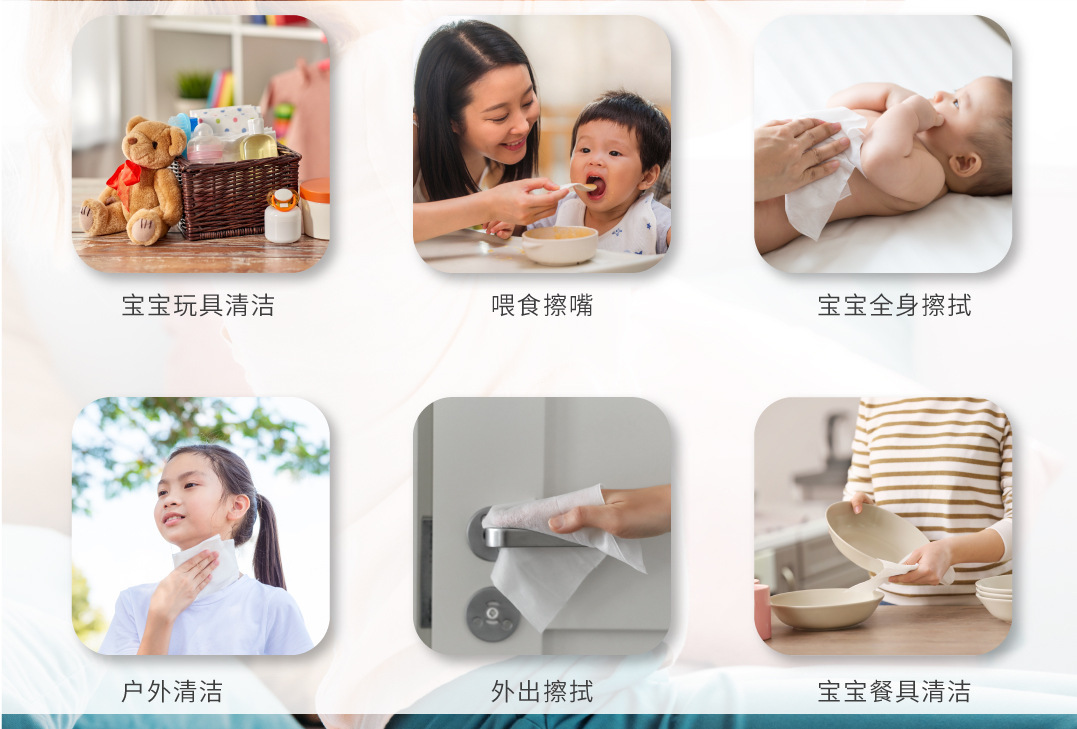 Baby Wet Wipes Newborn Hand Mouth Special Use Poop Baby Infant Toddler Wet Wipes 100 Count Thick Wholesale