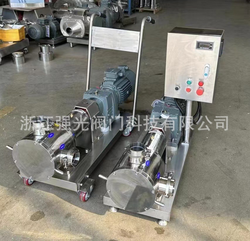 不锈钢卫生级正弦泵,不锈钢回转式容积正弦泵 大颗粒输送正弦泵