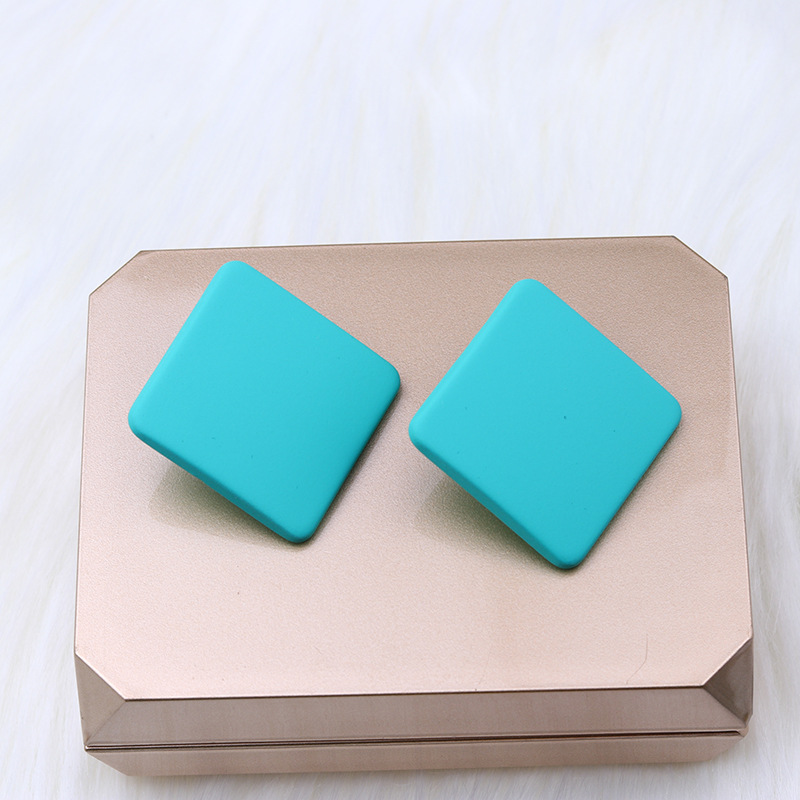 10g Weight Ear Studs Classification 1 Pair Quantity Daily Occasion Acrylic Material Geometric Pattern Women'S Gender Stoving Varnish Design Simple Style Style 1 Pair Simple Style Geometric Stoving Varnish Arylic Ear Studs 23