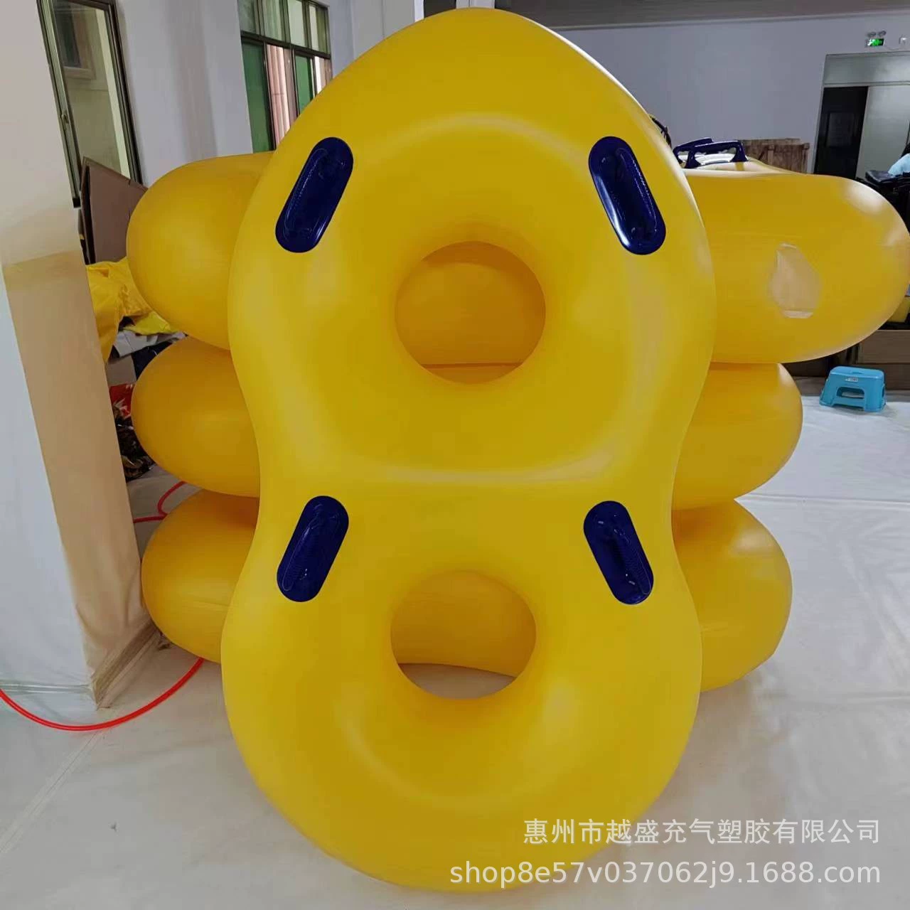 Двойной надувной круг для водных лыж, утолщенный износостойкий ПВХ-плот для аквапарков, рафтинга, волновых бассейнов, оптовая продажа надувных кругов для водных лыж