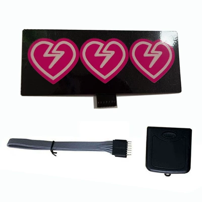 Cold light sheet: Car Stickers El Cold Light - heartbeat