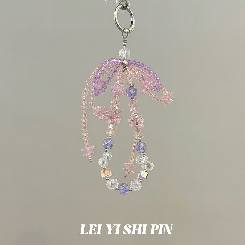 [Mel Peach Oolong] nuevo diseño de cuentas dulces nicho hermosa cadena de teléfonos móviles de cuentas de alta gama cadena de teléfonos móviles