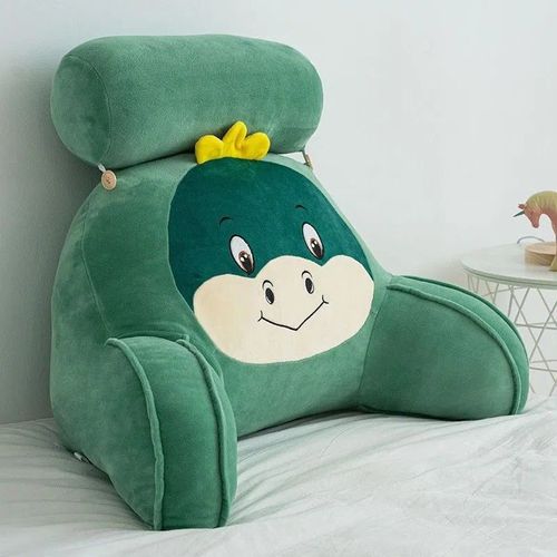 Bedside lumbar support, large backrest for bedroom and sofa, cushion cover, dormitory bedside cushion, bed-supporting waist protection pad, decorative pillowcase
