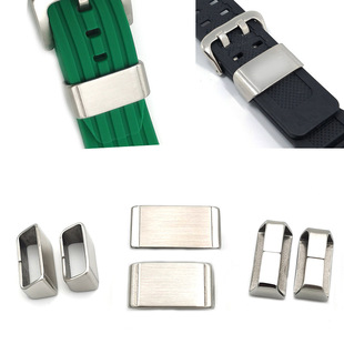 Watch strap ring ring buckle engraved laser LOGO applicable G SHOCK 20 22mm stainless steel steel ring watch buckle