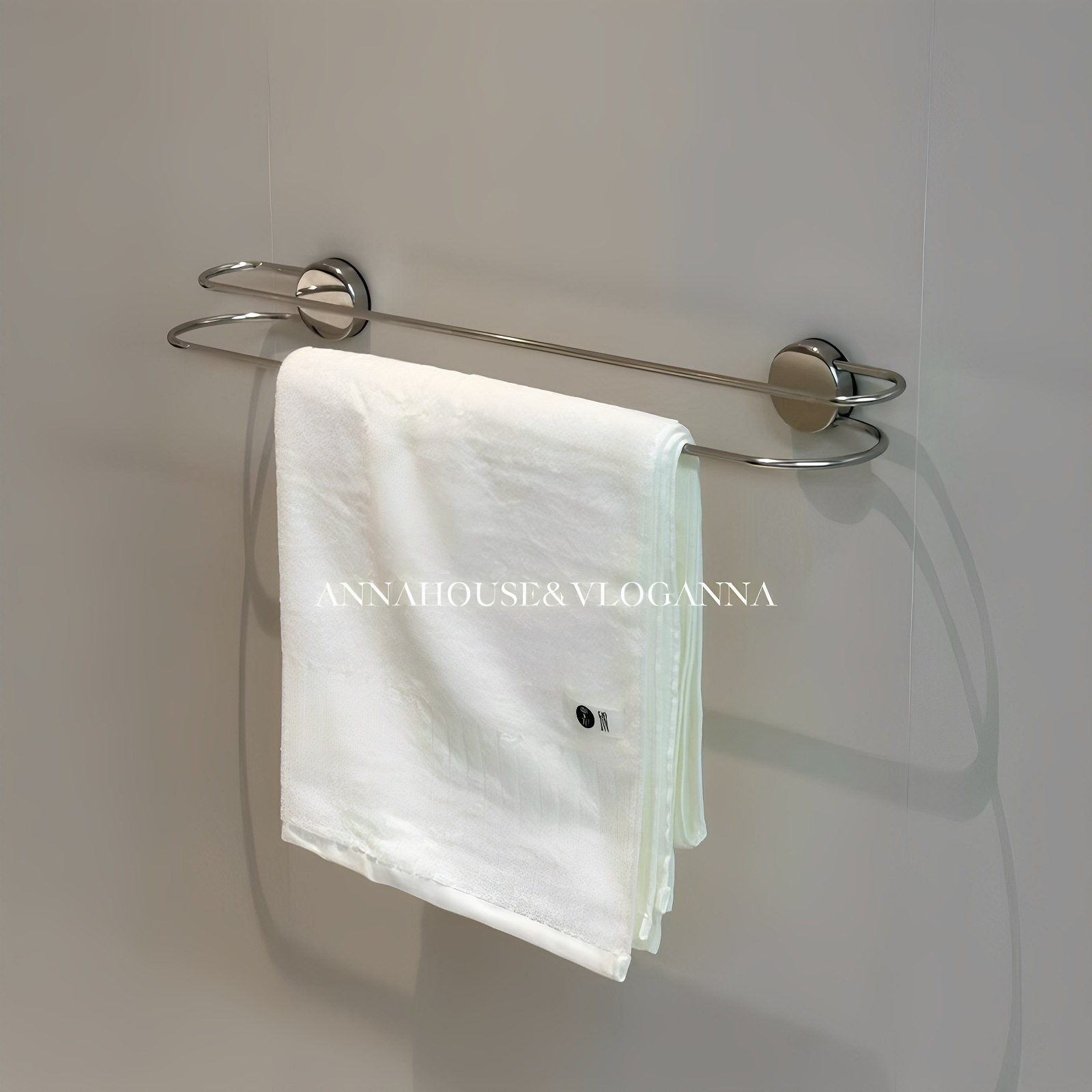 Suction Cup Towel Rack Without Punching Bathroom 304 Stainless Steel Hanging Rack Bath Towel Rack Towel Bar Storage Rack