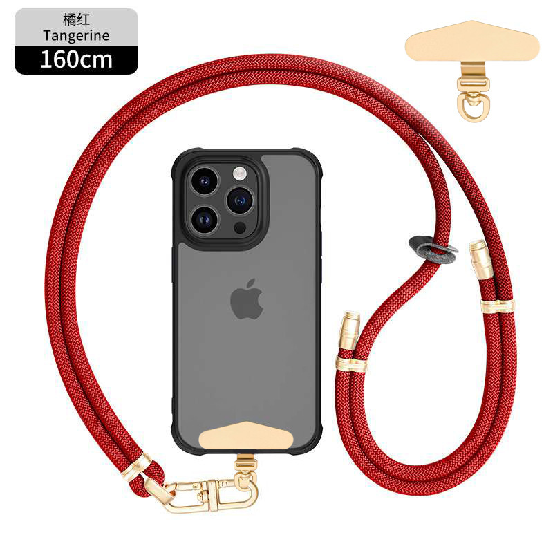 8mmクロスボディ、バックホルターネック携帯電話ストラップ、調節可能なハイエンドメタルバックルスペーサー、屋外紛失防止カメラストラップ|undefined