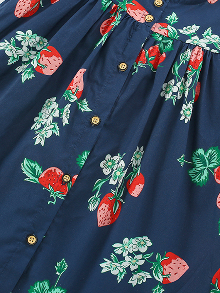 Transfronterizo malwee vestido infantil verano nuevo estilo europeo y americano niño de cuello redondo vestido de princesa de niña
