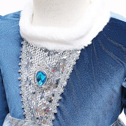 Vestido de Malla de Manga Larga para Niña, Falda de Princesa con Diseño Aisha - Ropa de Otoño