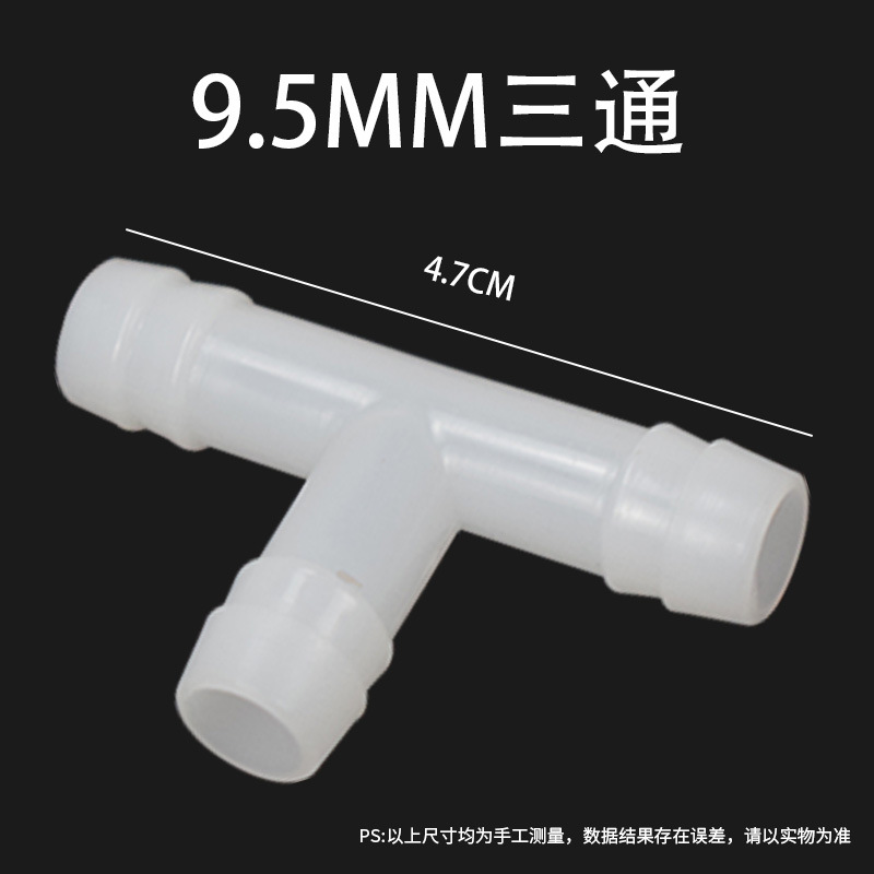 conector de línea de agua para gallina de gallina directa de tres vías a través del codo conector de conector de tubería de beber de agua especial para la cría
