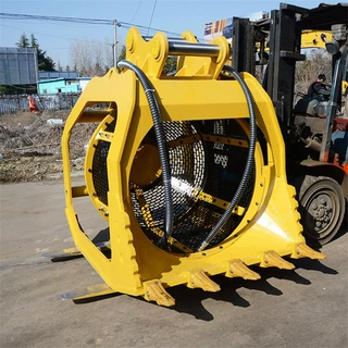 挖机液压滚筒筛沙机 河道水处理筛分机 小型旋转筛网厂家