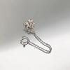 Silver needle, earrings, design ear clips, silver 925 sample, Japanese and Korean, trend of season