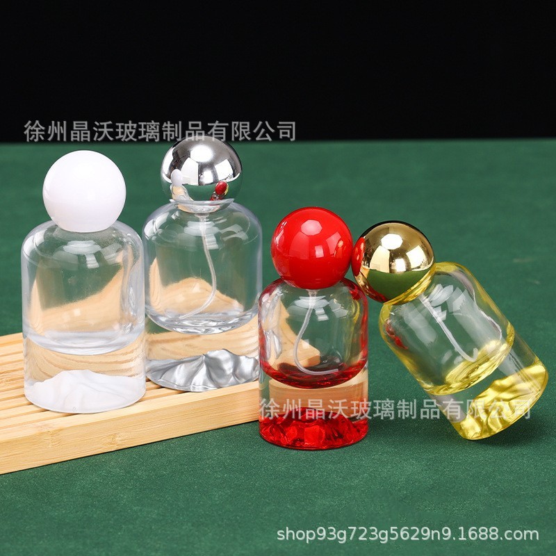 厂家批发透明玻璃香水瓶喷雾瓶分装瓶化妆品空瓶子玻璃按压便携厚
