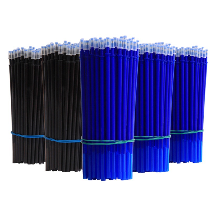 Pluma borrable pluma de gel de calor de fricción resistente al desgaste pluma borrable núcleo 0,5 Mo pluma borrable Negro Azul tinta azul