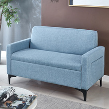 储物小沙发简约日式布艺沙发小户型客厅出租房懒人沙发双人三人厂