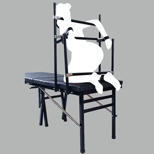 BDSM sex furniture can be folded and harvested, the eight -claw chair portable bed torture frame bundle tool