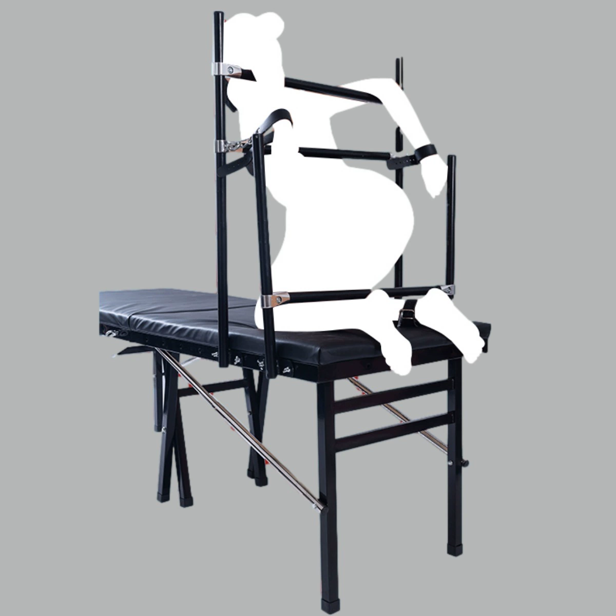 BDSM sex furniture can be folded and harvested, the eight -claw chair portable bed torture frame bundle tool