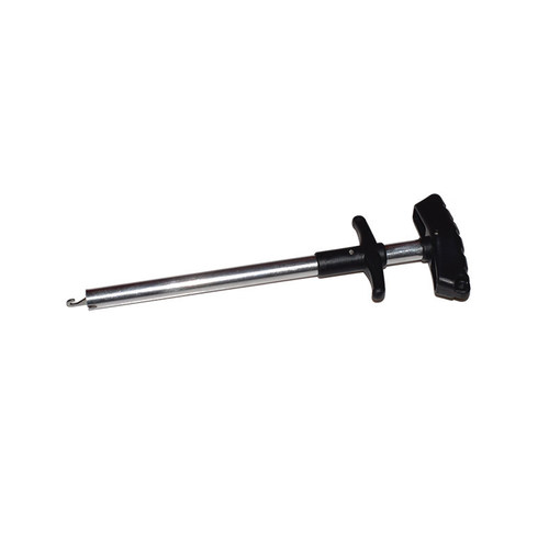 Aluminum alloy hook remover fishing gear hook remover portable T-type hook remover deep throat hook separator special for fishing
