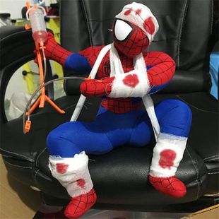 Car Exterior Accessories Spider-Man Roof Doll Tiktok Prank W Car Doll Car Rear Exterior Decoration