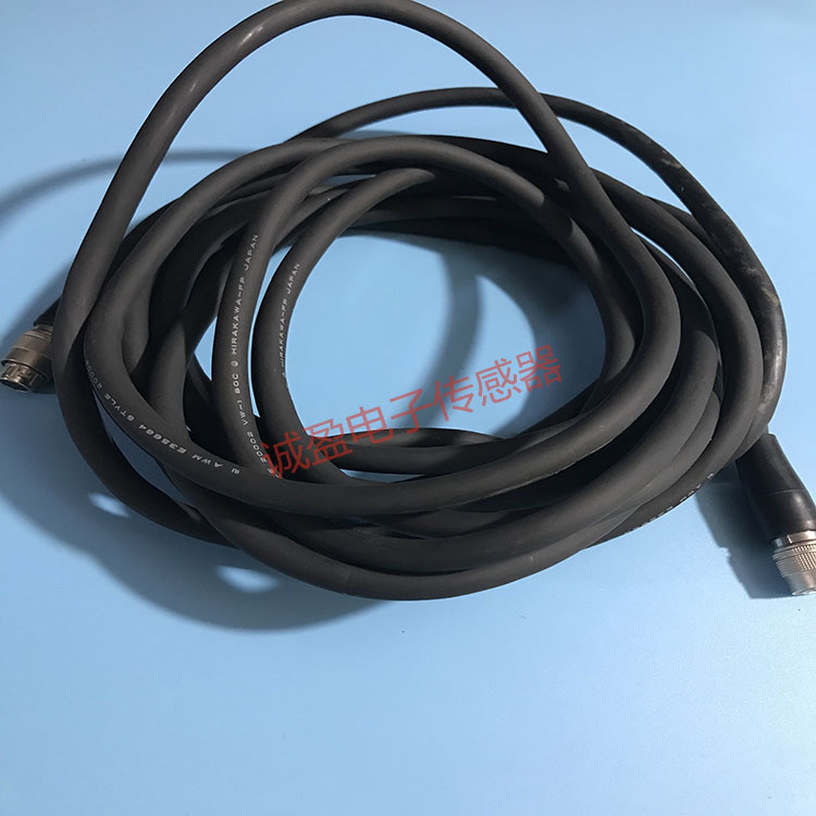 原装HIRAKAWA-FP 12芯工业相机连接线 HRS卡口 公母头 带屏蔽