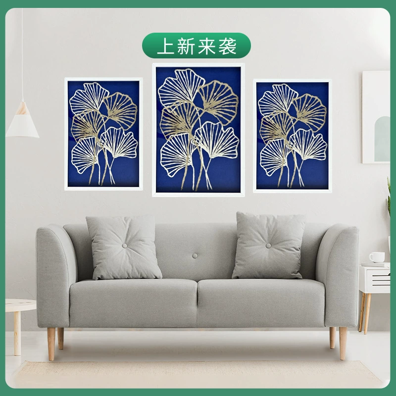 Покупка Amazon декоративная painting wholesale бумажная живопись прихожая подвесная картина кросс-бордер Nordic стиль чистый ручной работы ротанг картина производитель