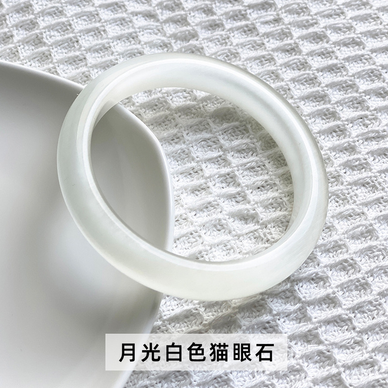 結晶東ジュエリー天然粉晶ブレスレット氷透芙蓉石ファッションシンプル女子モデル百合手環卸売り|undefined