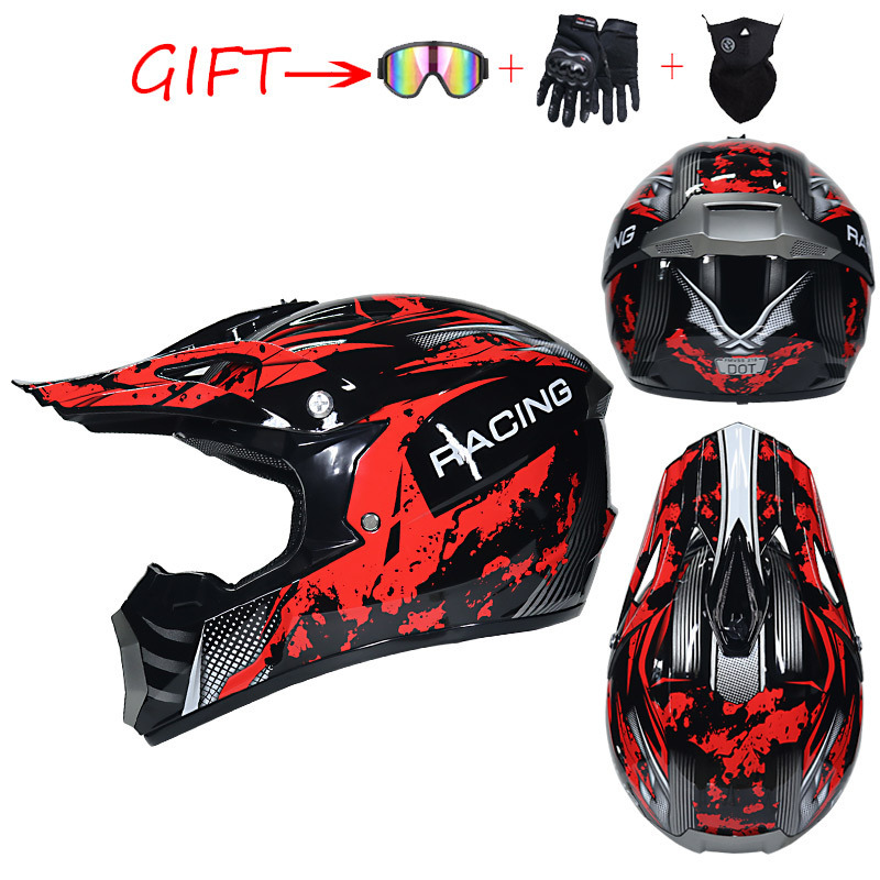 Casco integral todoterreno para senderos de montaña, para motociclistas, diseño KTM, ideal para cross-country y senderos todoterreno.