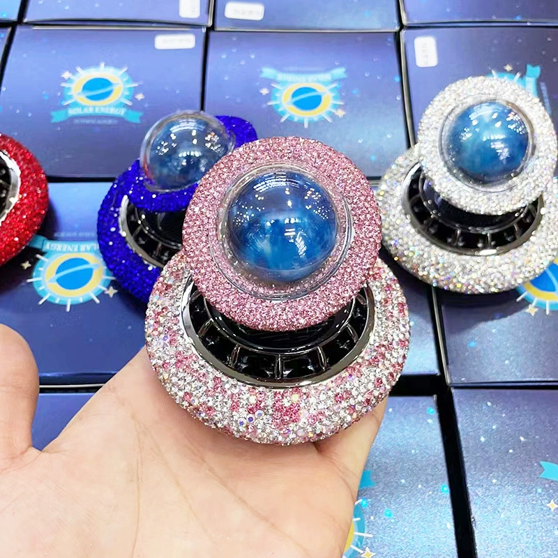 Diamond Planet Солнечные украшения для автомобиля Интерьер автомобиля Ароматерапия Парфюмерные украшения Автомобильный мужской высококачественный интерьер автомобиля