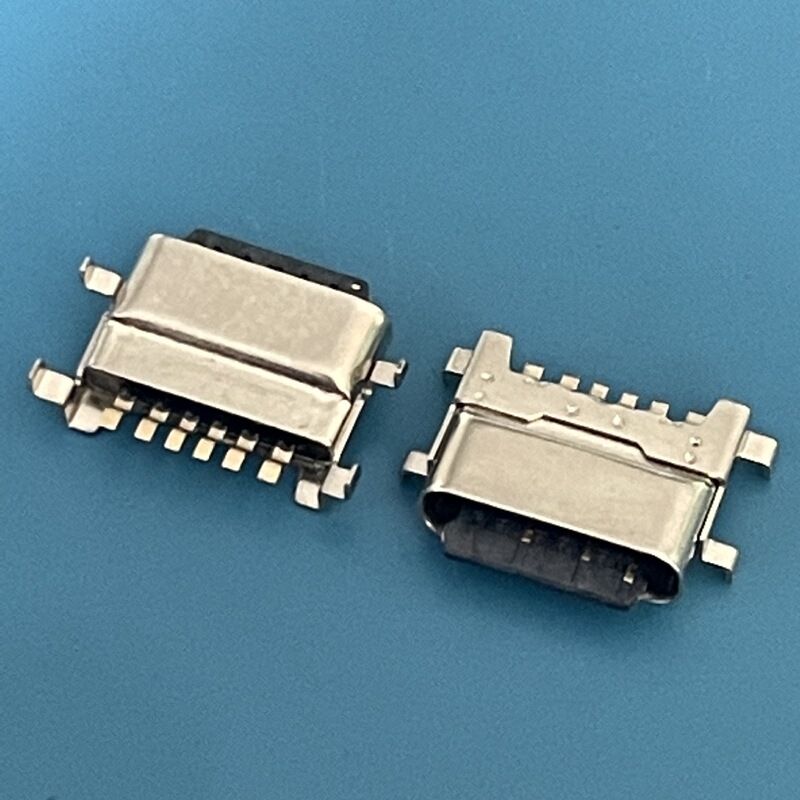 带灯TYPE-C 2P防水母座 直压式 透明PVC 带线 绿灯|undefined