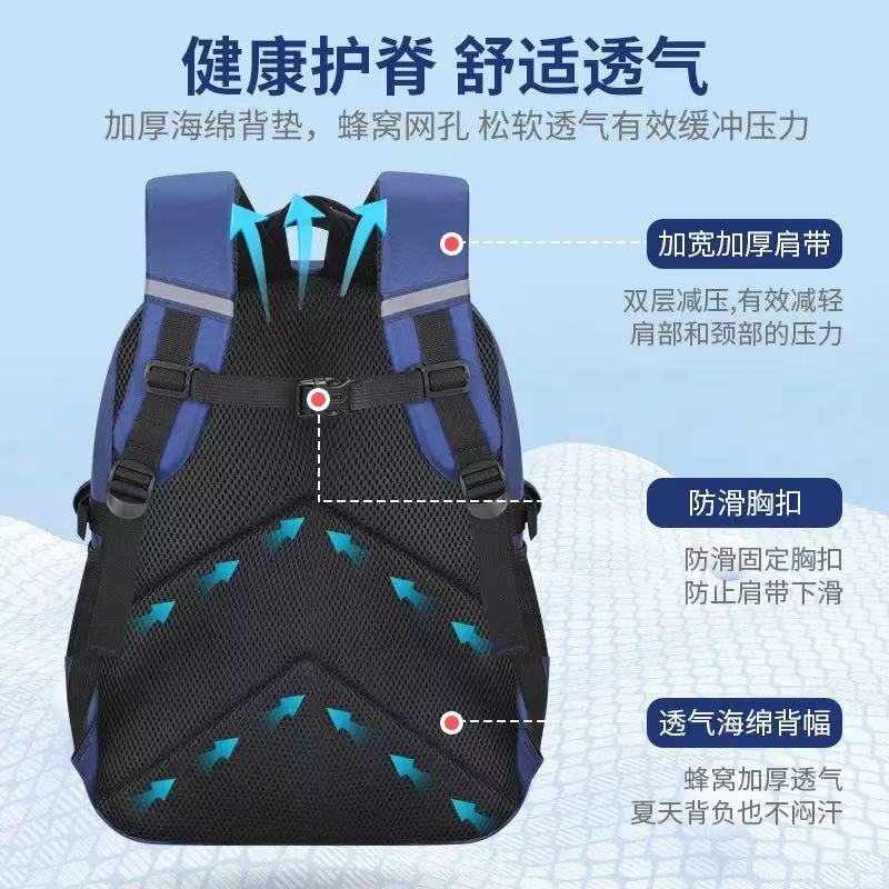 新しい小学生ランドセル宇宙飛行士軽量高品質負担軽減脊椎保護大容量子供用バックパックグレード 1-6|undefined