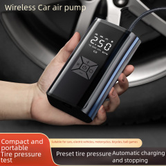 Car Portable Inflator Wireless Digital Tire Inflator Multi-functional Emergency Power Bank Tire Inflator